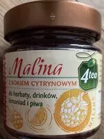 Mängden socker i Malina z sokiem cytrynowym