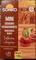 Mängden socker i Mini sucharki pełnoziarniste