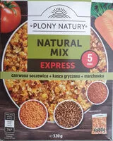 Mängden socker i Natural Mix - Czerwona soczewica, kasza gryczana, marchewka