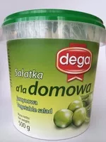 Mängden socker i Vegetable salad