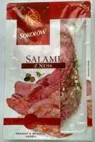 Mängden socker i Salami z Nuss