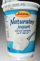 Mängden socker i Jogurt naturalny