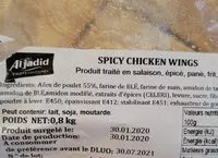 Mängden socker i Spicy chicken wings