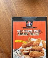 Mängden socker i Southern fried chicken fillets
