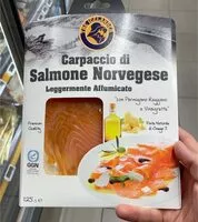 Mängden socker i Carpaccio di salmone norvegese