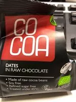 Mängden socker i Dates in raw chocolate