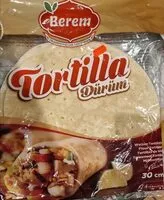 Mängden socker i Galettes de blé tortilla