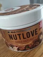 Mängden socker i Nutlove Choco Hazelnut