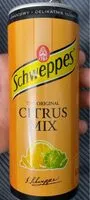 Mängden socker i Schweppes citrus mix