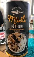 Mängden socker i Müsli "für ihn"