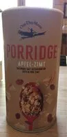 Mängden socker i Porridge Apfel-Zimt