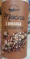 Mängden socker i Мюсли с шоколад