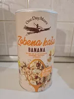 Mängden socker i zobena kaša banana