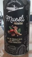 Mängden socker i Muesli premium