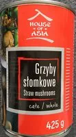Mängden socker i Straw mushrooms whole
