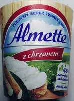 Mängden socker i Almette a chrzanem