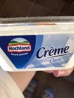 Mängden socker i Hochland Crème Clasic