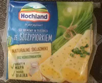 Mängden socker i ser kremowy w plastrach ze szczypiorkiem