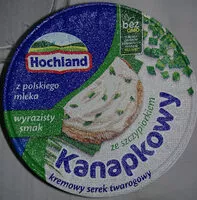 Mängden socker i Kremowy serek twarogowy kanapkowy ze szczypiorkiem