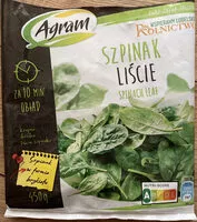 Mängden socker i Szpinak liście