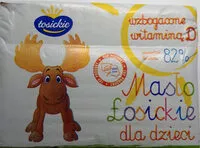 Mängden socker i Masło łosickie dla dzieci