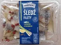 Mängden socker i Śledź filety z trawą i piperzem cytrynowym