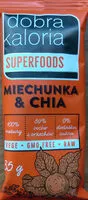 Mängden socker i Dobra kaloria Superfoods - miechunka & chia