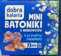 Mängden socker i Mini batoniki z nerkowcow à la muffin jagodowy