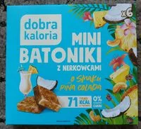Mängden socker i Mini batoniki z nerkowcami o smaku pina colada