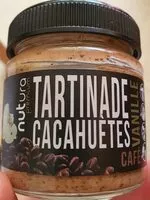 Mängden socker i Tartinade cacahuètes vanille café