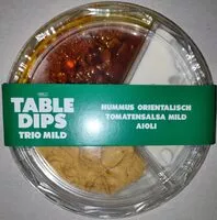 Mängden socker i Table Dips - Trio Mild