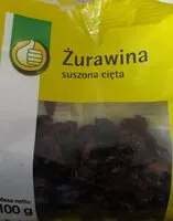 Mängden socker i Żurawina suszona cięta