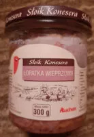 Mängden socker i konserwa łopatka wieprzowa-słoik konesera