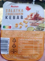 Mängden socker i Sałatka z kurczakiem kebab