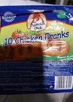 Mängden socker i 10 chicken franks
