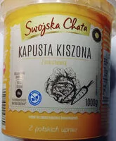 Mängden socker i Kapusta kiszona z marchewką