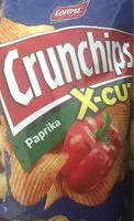 Mängden socker i Lorenz Crunchips X-cut Paprika