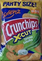 Mängden socker i Crunchips X-Cut Zielona Cebulka