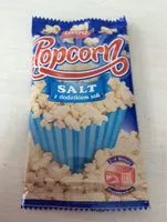 Mängden socker i Pop corn salt z dodatkiem soli