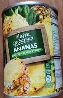 Mängden socker i Ananas plastry w lekkim syropie