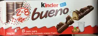 Mängden socker i Kinder Bueno