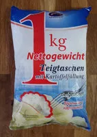 Mängden socker i Teigtaschen mit Kartoffelfüllung