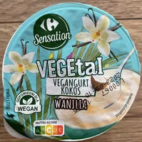 Mängden socker i VEGEtal vegangurt kokos wanilia