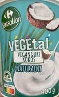 Mängden socker i VEGEtal Vegangurt kokos naturalny