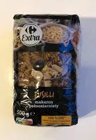 Mängden socker i Fusilli - whole wheat pasta