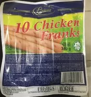 Mängden socker i 10 chicken franks
