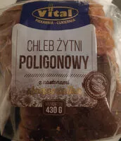 Mängden socker i Chleb Żytni Poligonowy z nasionami słonecznika