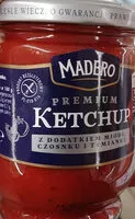 Mängden socker i Ketchup z dodatkiem miodu, czosnku i tymianku.