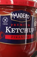 Mängden socker i Premium ketchup pikantny