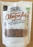 Mängden socker i Organic Almonds natural